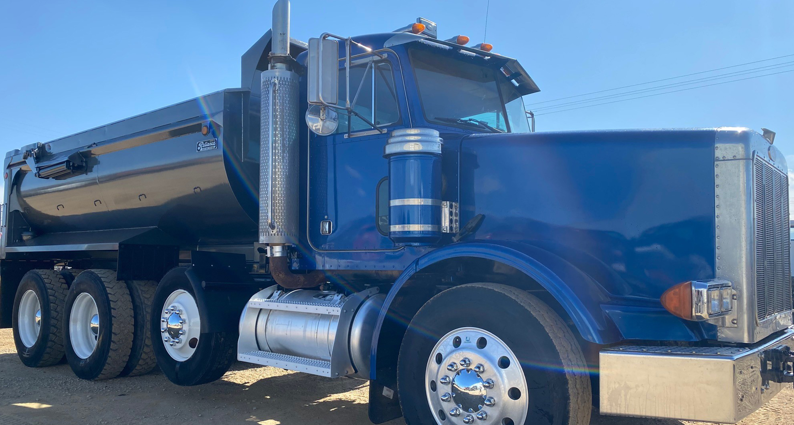 Blue Dump Truck